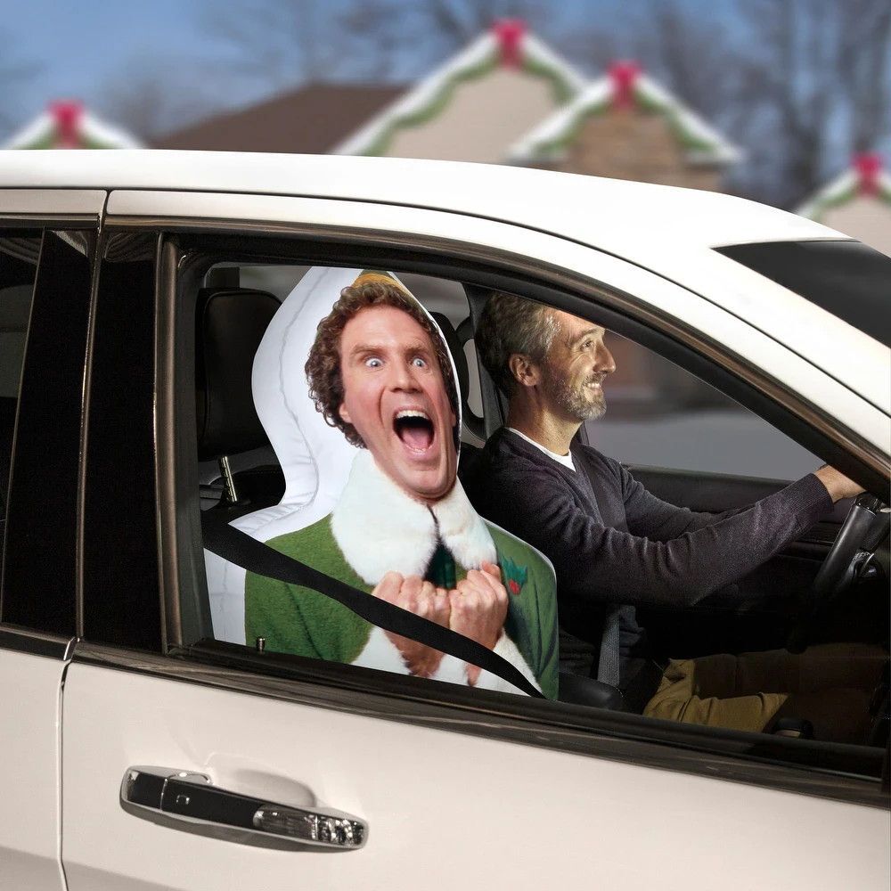 Buddy The Elf Car Buddy Airblown Inflatable NIB 2.8' Tall Lights Up